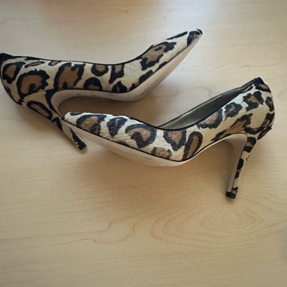Sam Edelman Zola Leopard Calf Hair Heels  - Picture 10 of 10